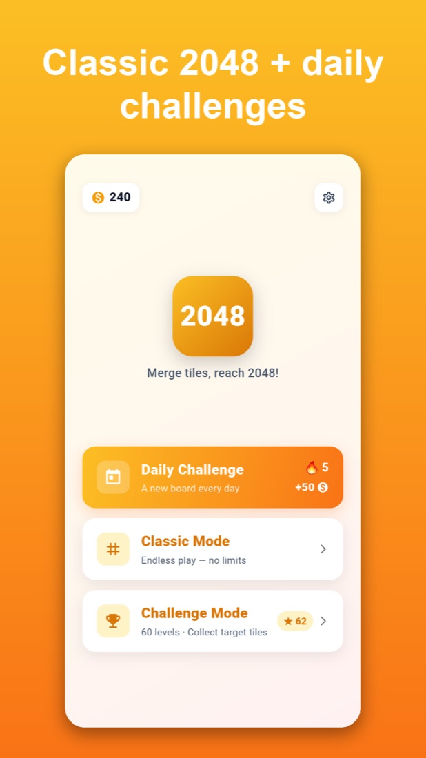 2048 screenshot 1